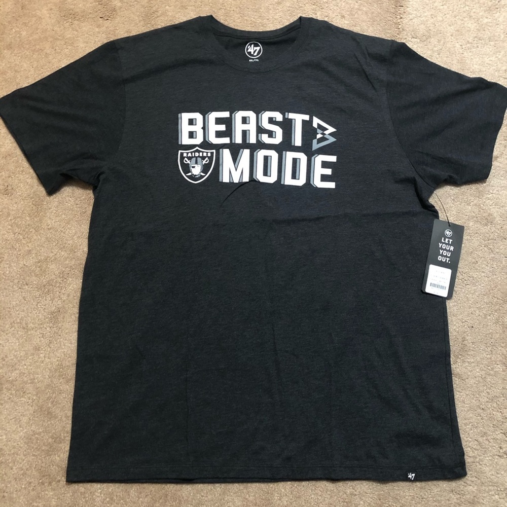 $NEW$ Raiders “Beast Mode” SS T-Shirt- Size 2XL